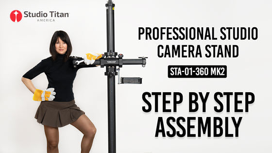 Professional Studio Camera Stand STA-01-360 MK2 – Studio Titan America