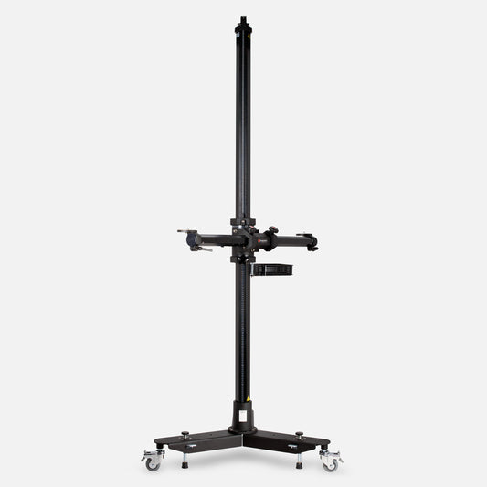 Rotating Commercial Studio Camera Stand STA-01-350R-MK2-TRI-200 (High Load - Rotation - TOTAL HEIGHT: 78.7 in / 200cm) C/W STA-01-350LW-10 Leg Weight Set