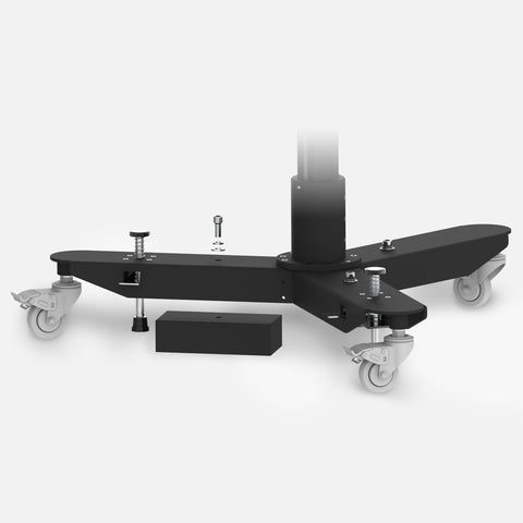 Rotating Commercial Studio Camera Stand STA-01-350R-MK2-TRI-240 (High Load - Rotation - TOTAL HEIGHT: 94.4 in / 240cm) C/W STA-01-350LW-10 Leg Weight Set