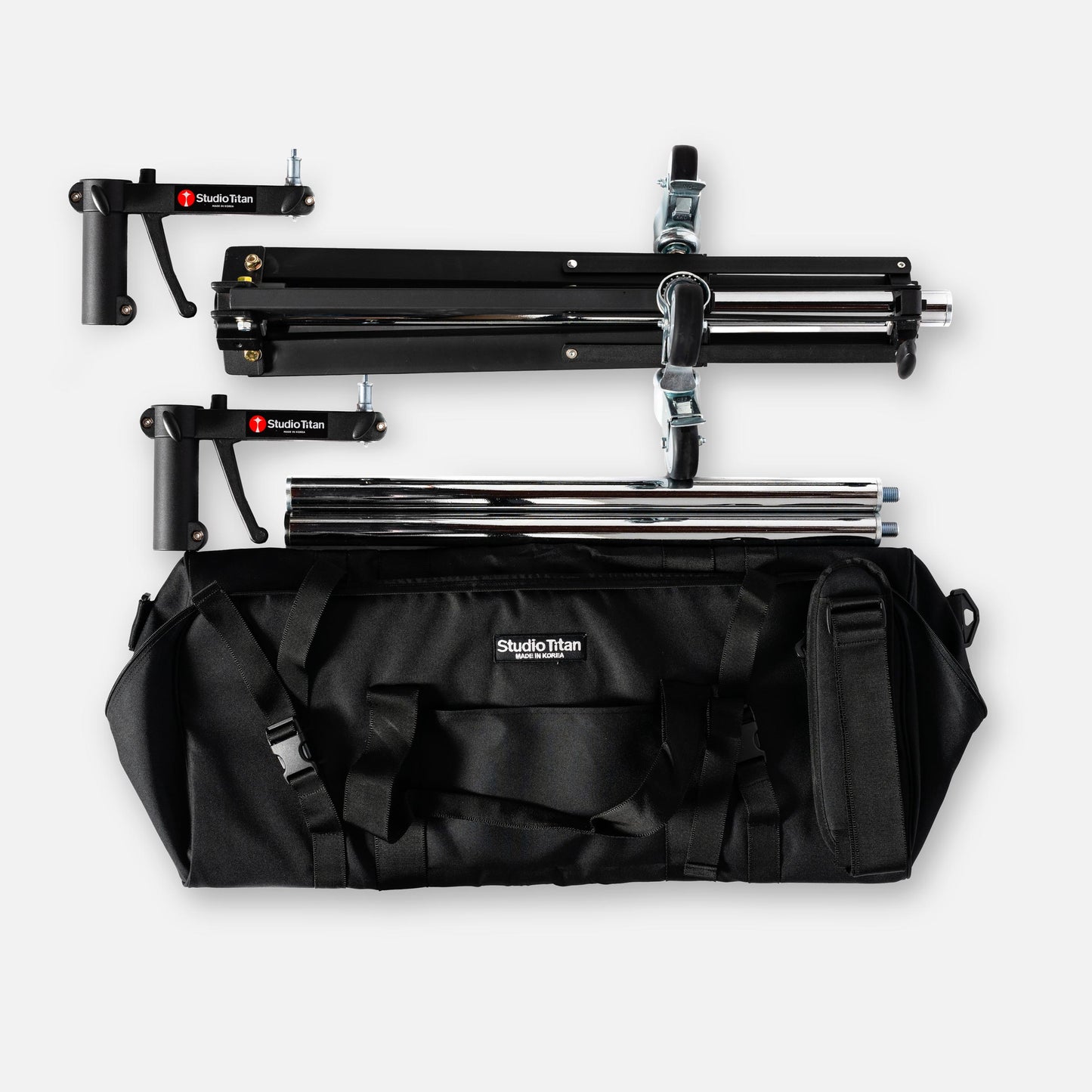 Studio Camera Stand Portable Side Kick 3-section STA-06-093D with Dual Pistol Grip