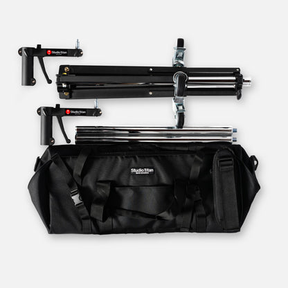 Studio Camera Stand Portable Side Kick 3-section STA-06-093D with Dual Pistol Grip