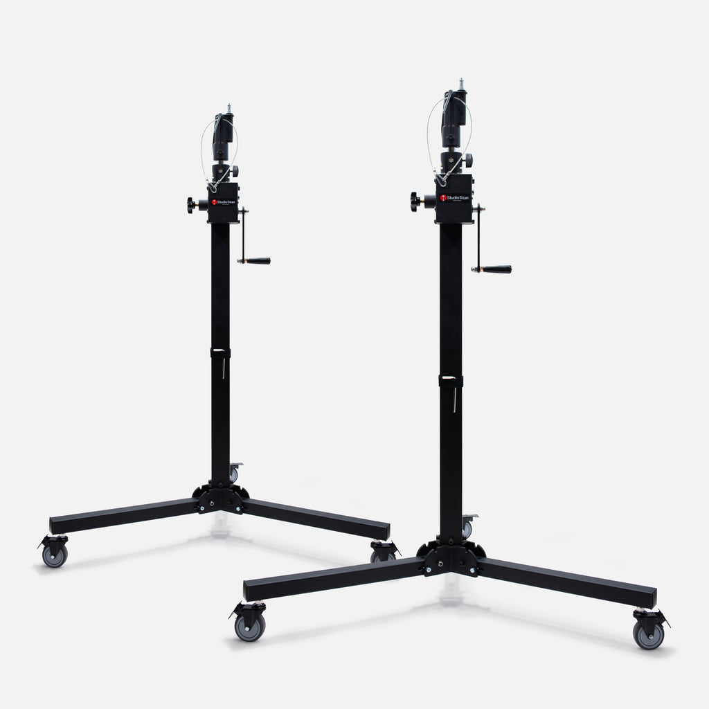 Rack & Pinion Geared Crank-up Stand - Two Pack STA-06-200TP