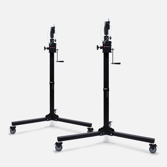 Rack & Pinion Geared Crank-up Stand - Two Pack STA-06-200TP