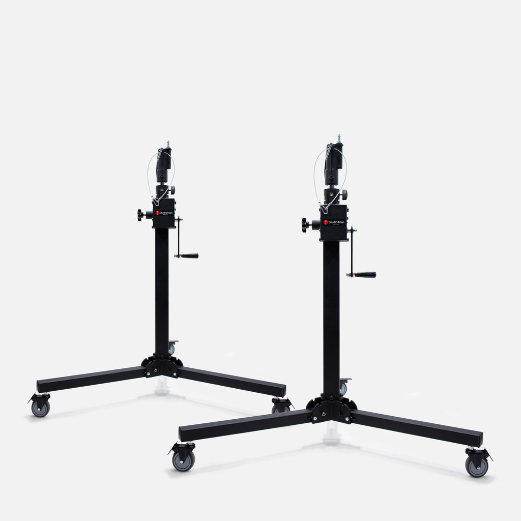 Rack & Pinion Geared Crank-up Stand - Two Pack STA-06-200-1000TP Lowboy