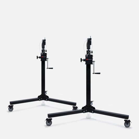 Rack & Pinion Geared Crank-up Stand - Two Pack STA-06-200-1000TP Lowboy